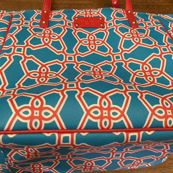Vintagy EUC Kate Spade Coral Reef tote. - Picture 2 of 7